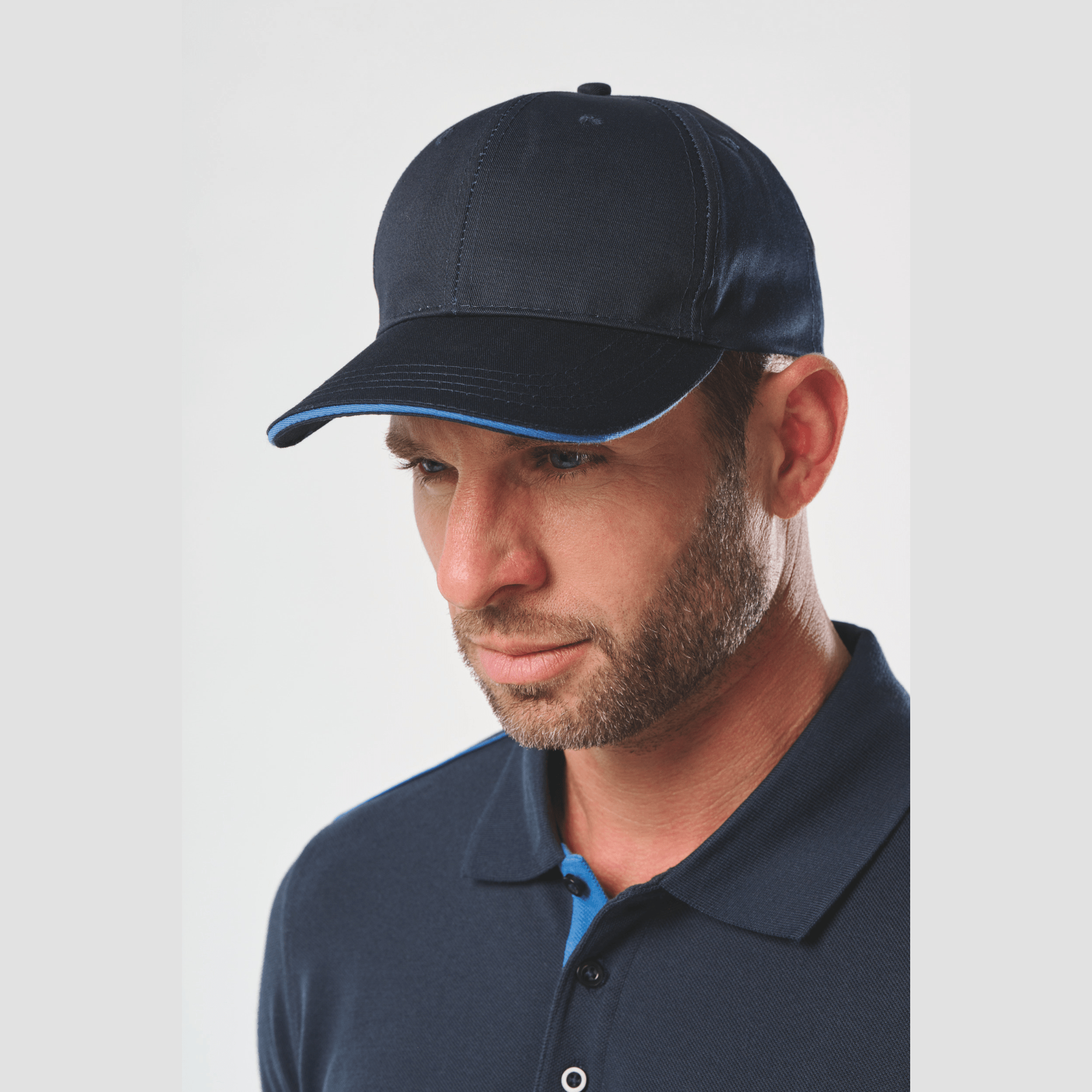 Duo Pro – Casquette sandwich contrastée 6 panneaux - Vestima Pro