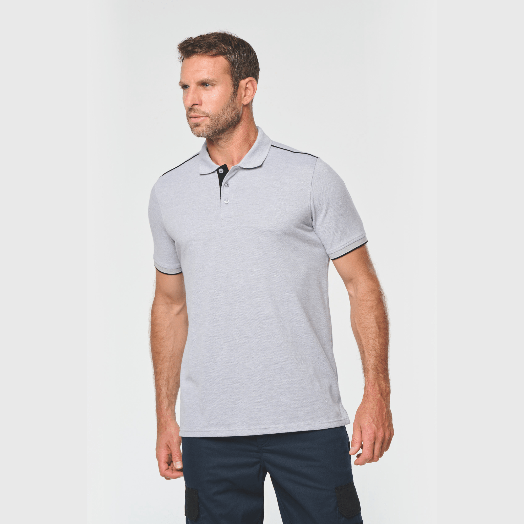 Edge Pro – Polo contrasté manches courtes - Vestima Pro