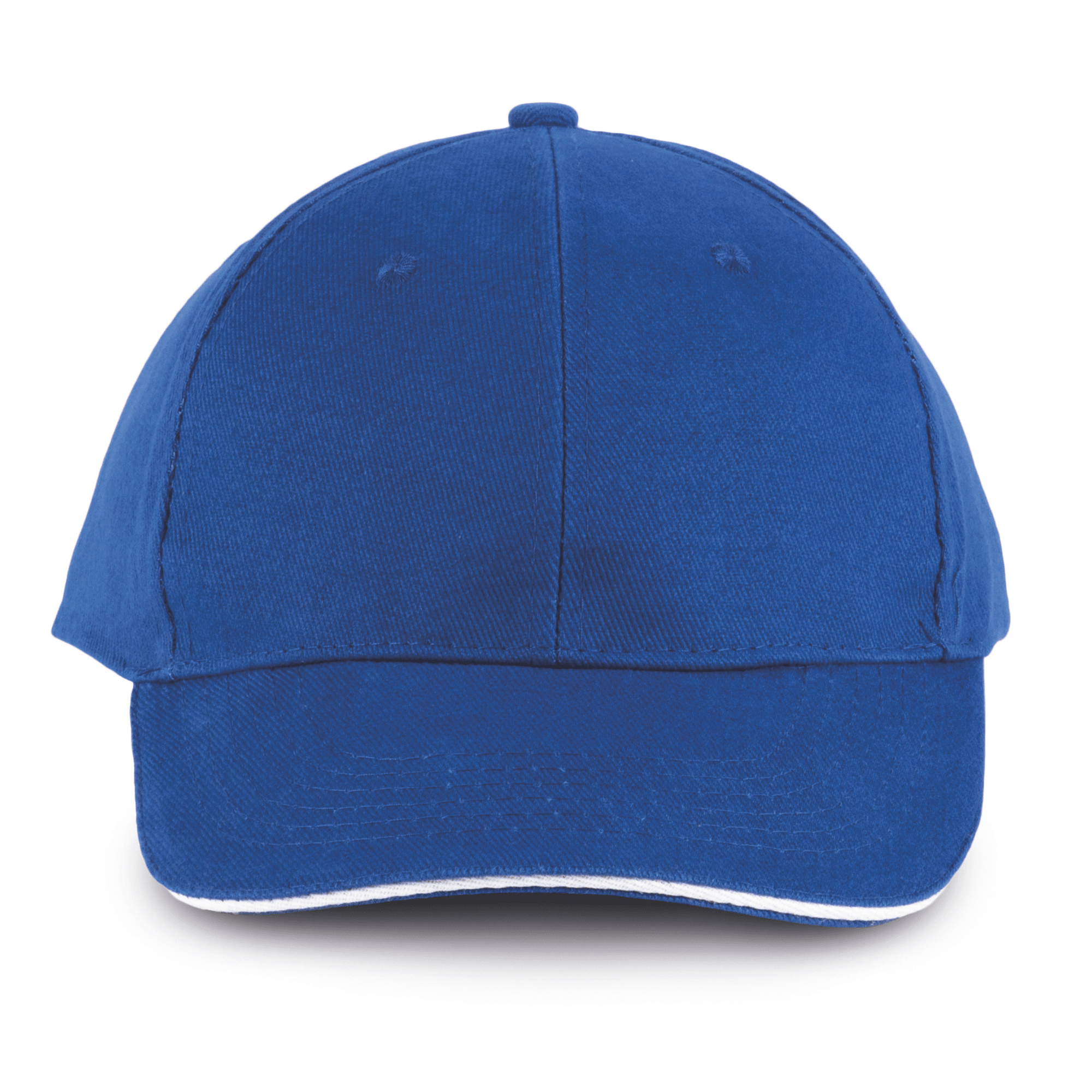 Crest Pro – Casquette coton sergé brossé 6 panneaux - Vestima Pro