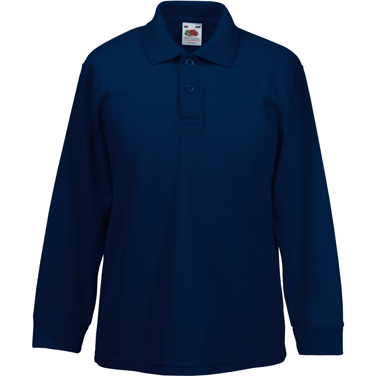 Campus Junior – Polo enfant manches longues Fruit of the Loom – SC63201