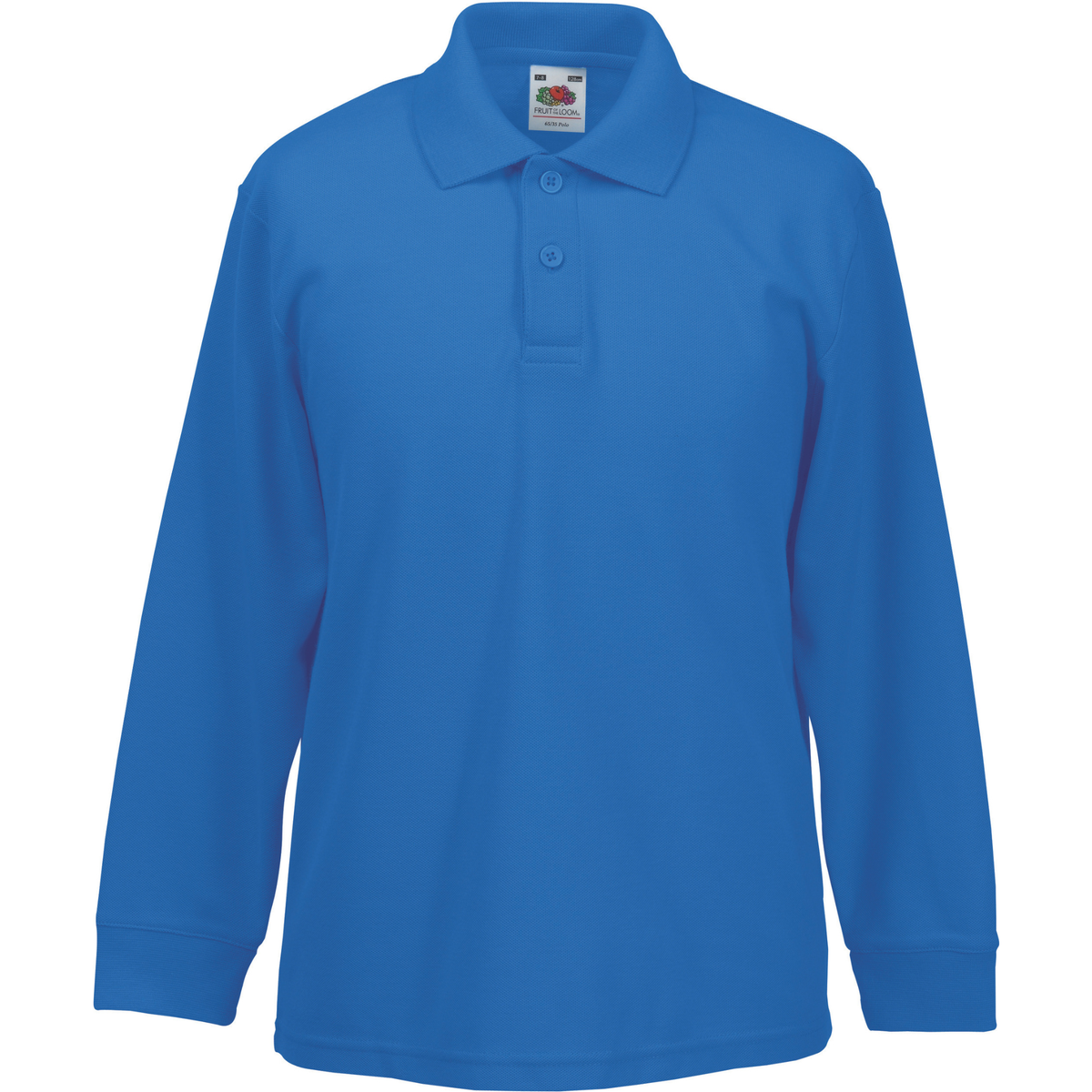 Campus Junior – Polo enfant manches longues Fruit of the Loom – SC63201