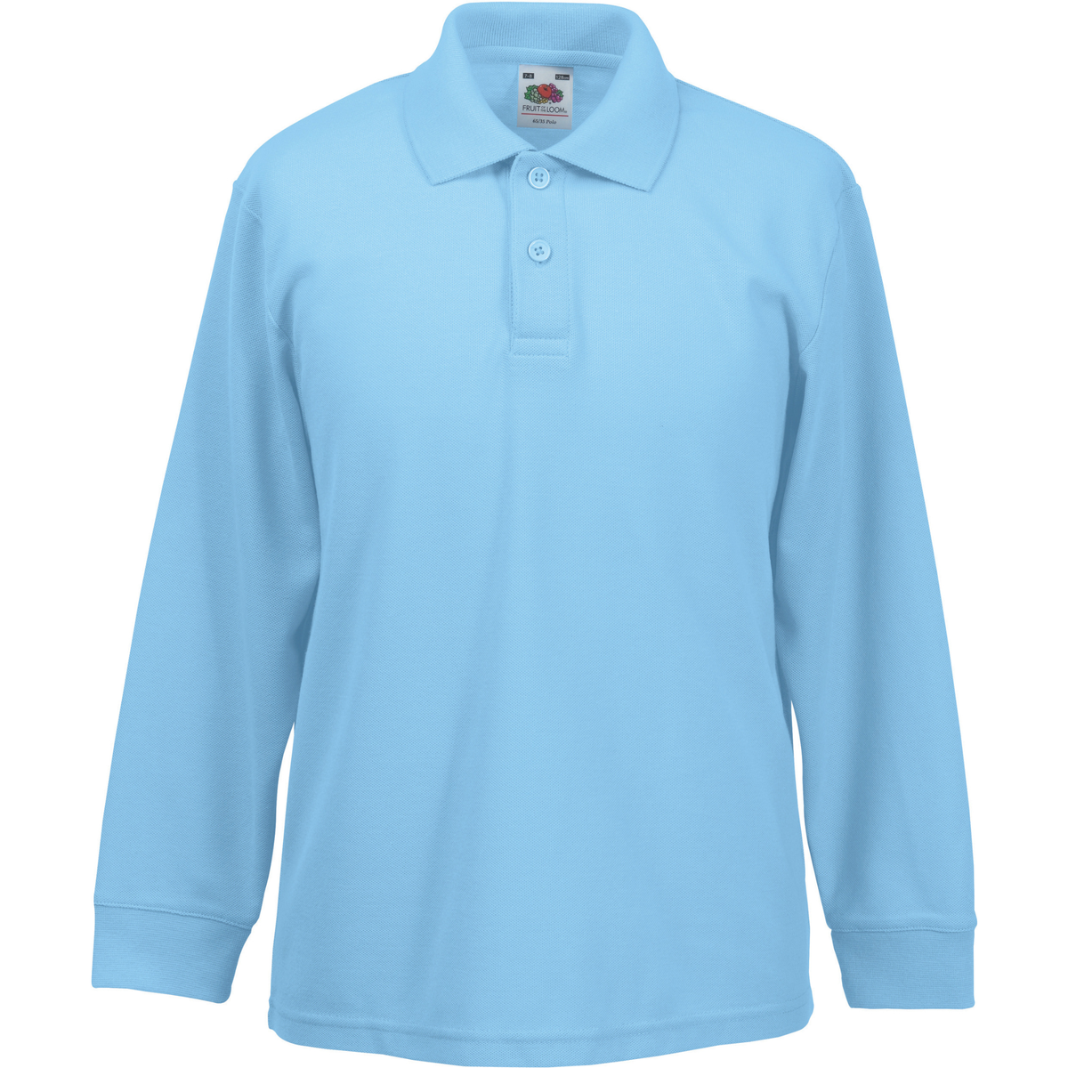 Campus Junior – Polo enfant manches longues Fruit of the Loom – SC63201