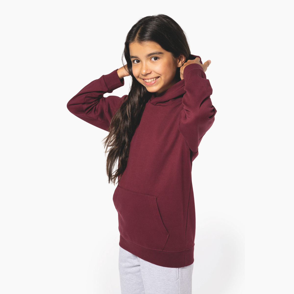 Cozy Junior – Sweat-shirt capuche enfant – K477