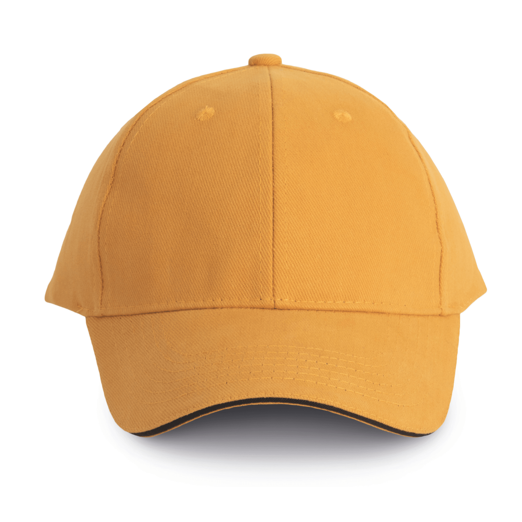 Crest Pro – Casquette coton sergé brossé 6 panneaux - Vestima Pro