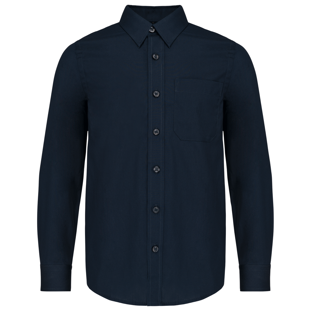 Oxford Line Junior – Chemise popeline enfant manches longues – K521
