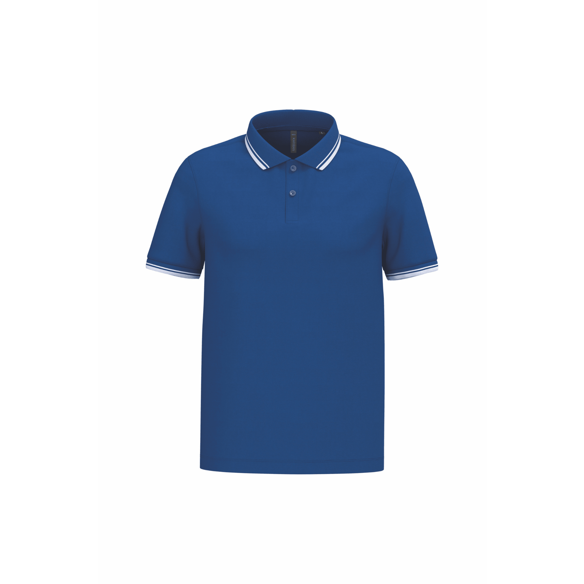 Stripe Pro – Polo coton peigné à liserés contrastés - Vestima Pro