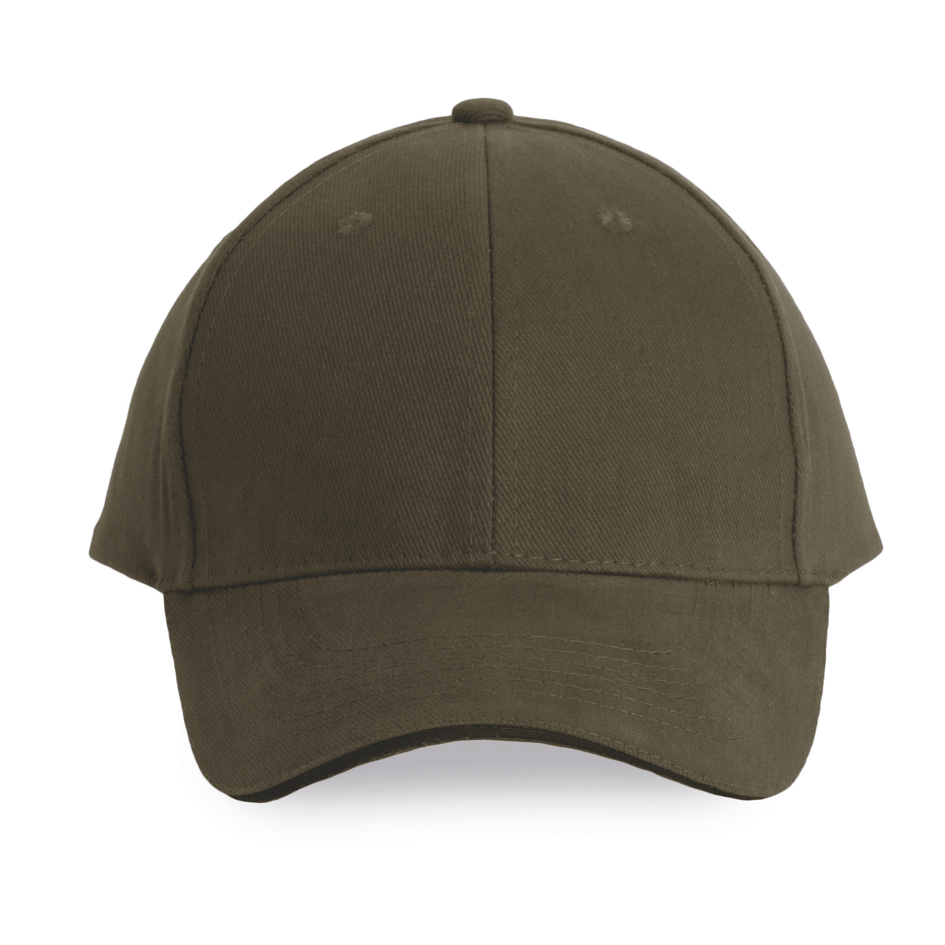 Crest Pro – Casquette coton sergé brossé 6 panneaux - Vestima Pro