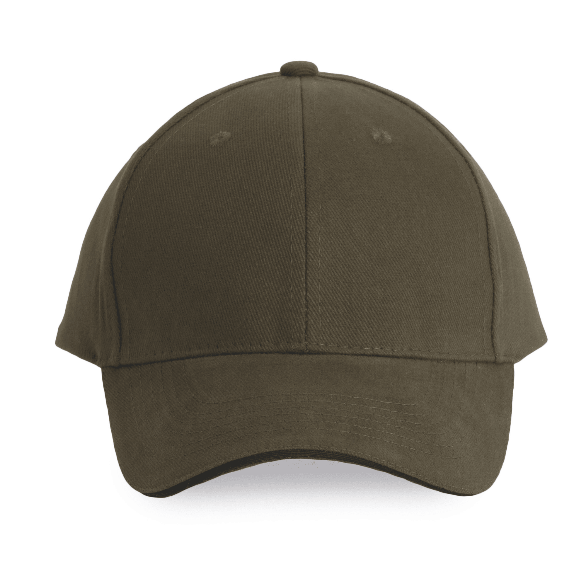 Crest Pro – Casquette coton sergé brossé 6 panneaux - Vestima Pro