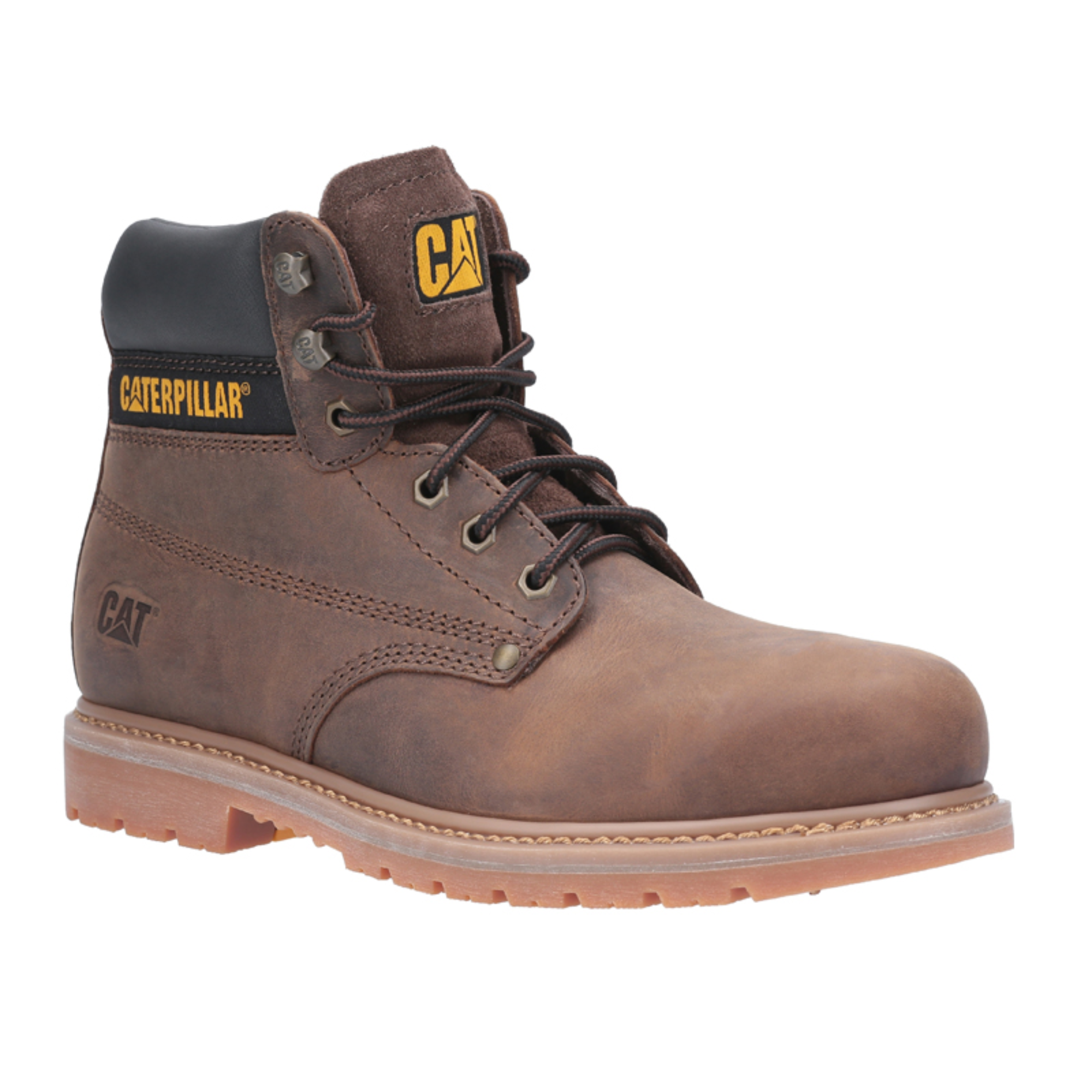 Power Pro – Chaussure de sécurité CAT haute tige en cuir nubuck