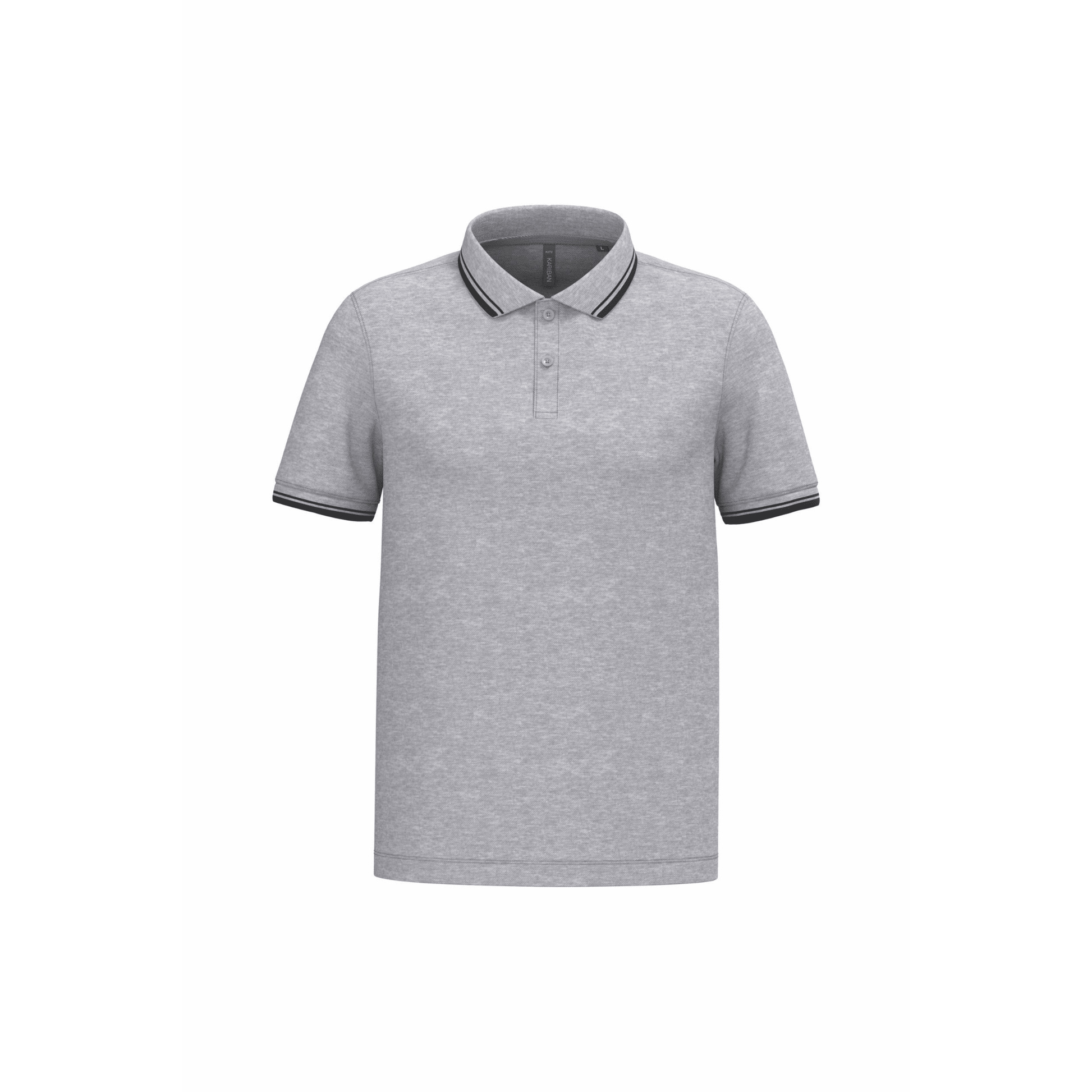 Stripe Pro – Polo coton peigné à liserés contrastés - Vestima Pro