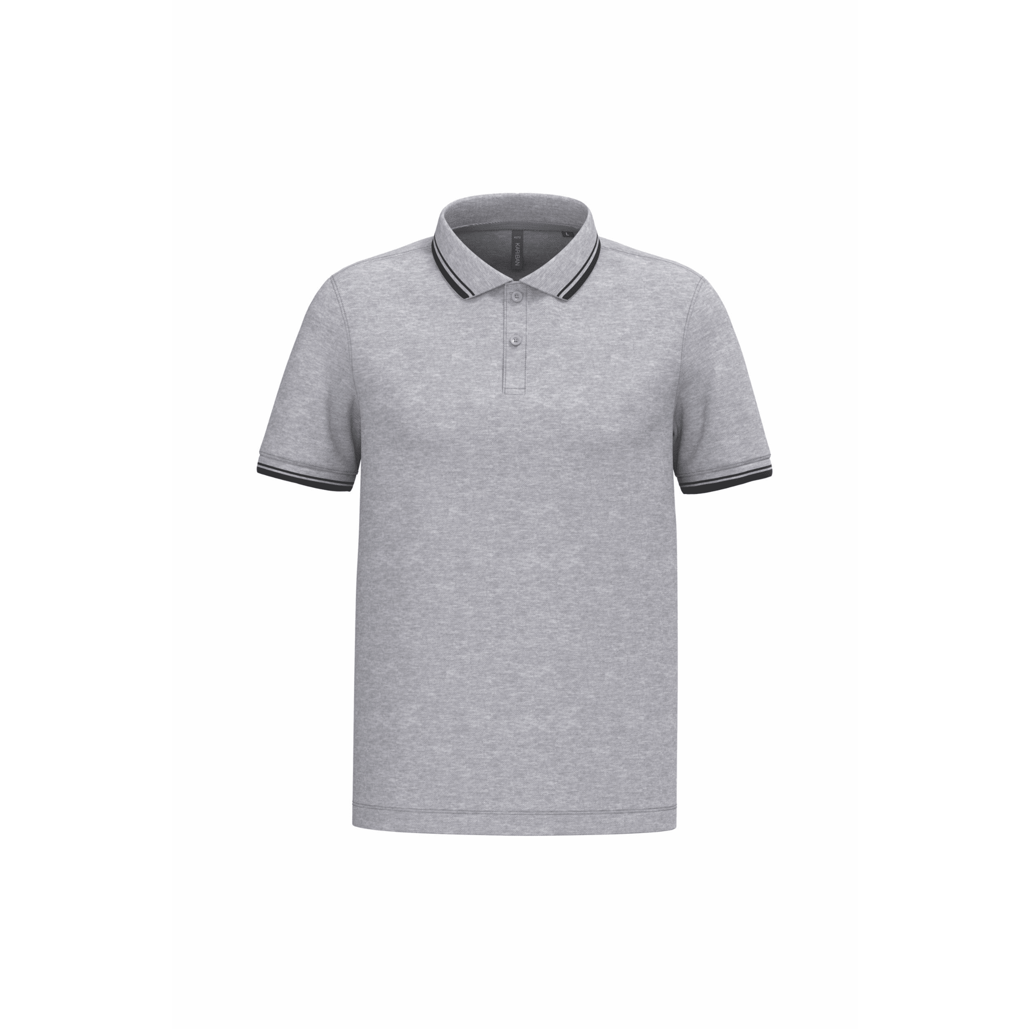Stripe Pro – Polo coton peigné à liserés contrastés - Vestima Pro