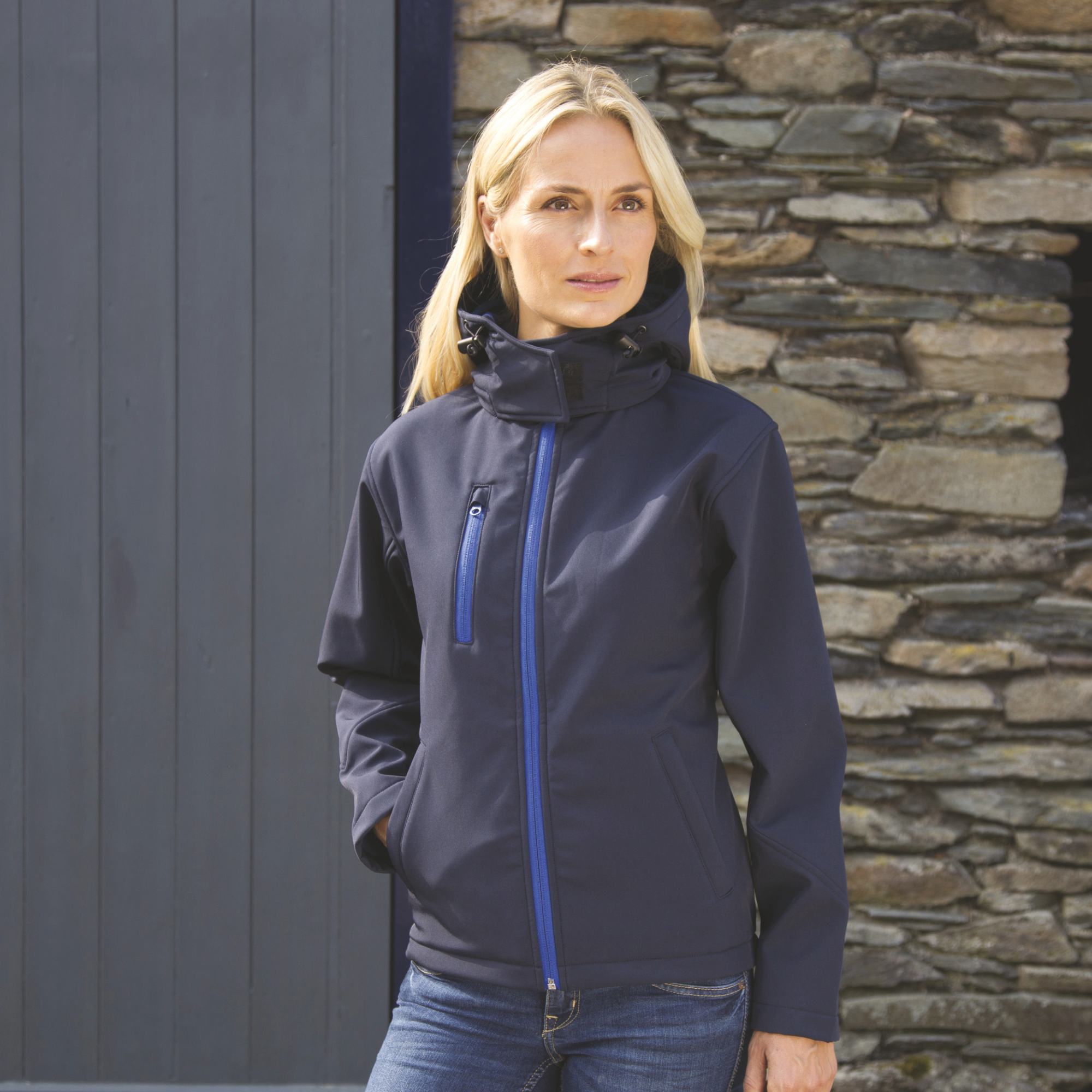 Peak Pro Femme – Veste softshell femme 3 couches à capuche