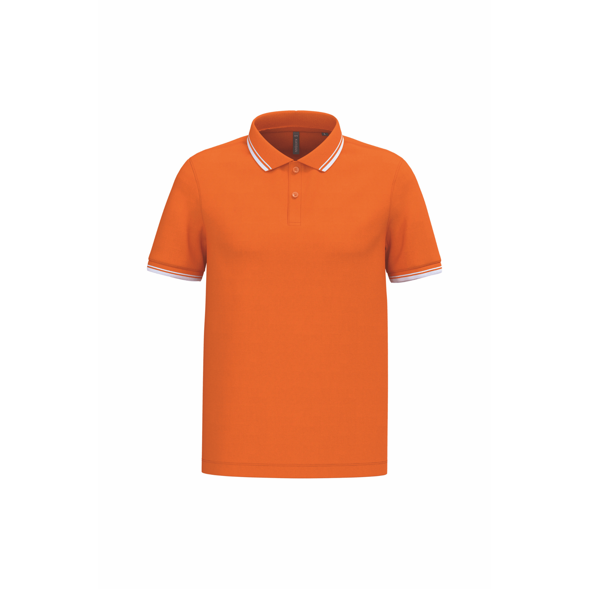 Stripe Pro – Polo coton peigné à liserés contrastés - Vestima Pro