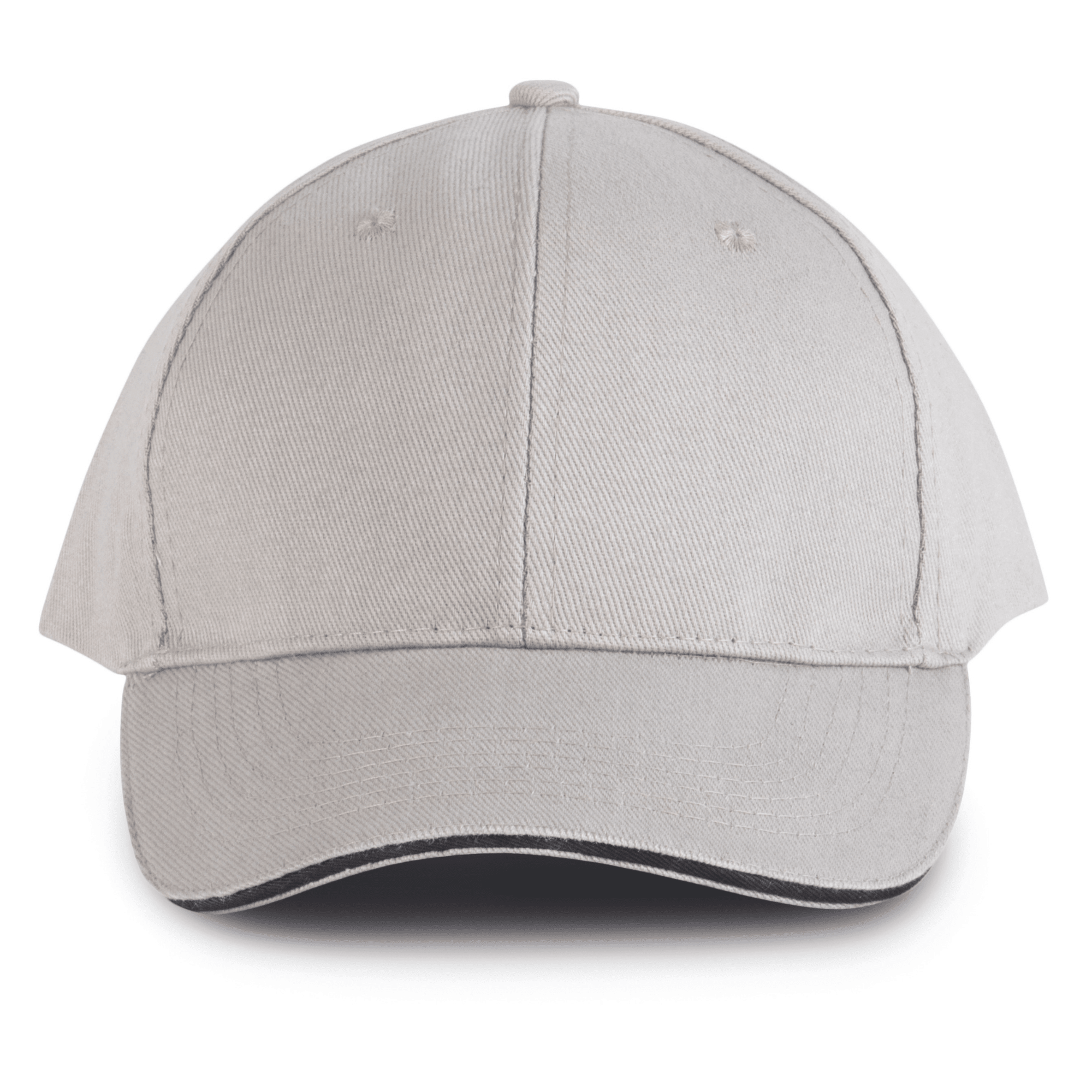 Crest Pro – Casquette coton sergé brossé 6 panneaux - Vestima Pro