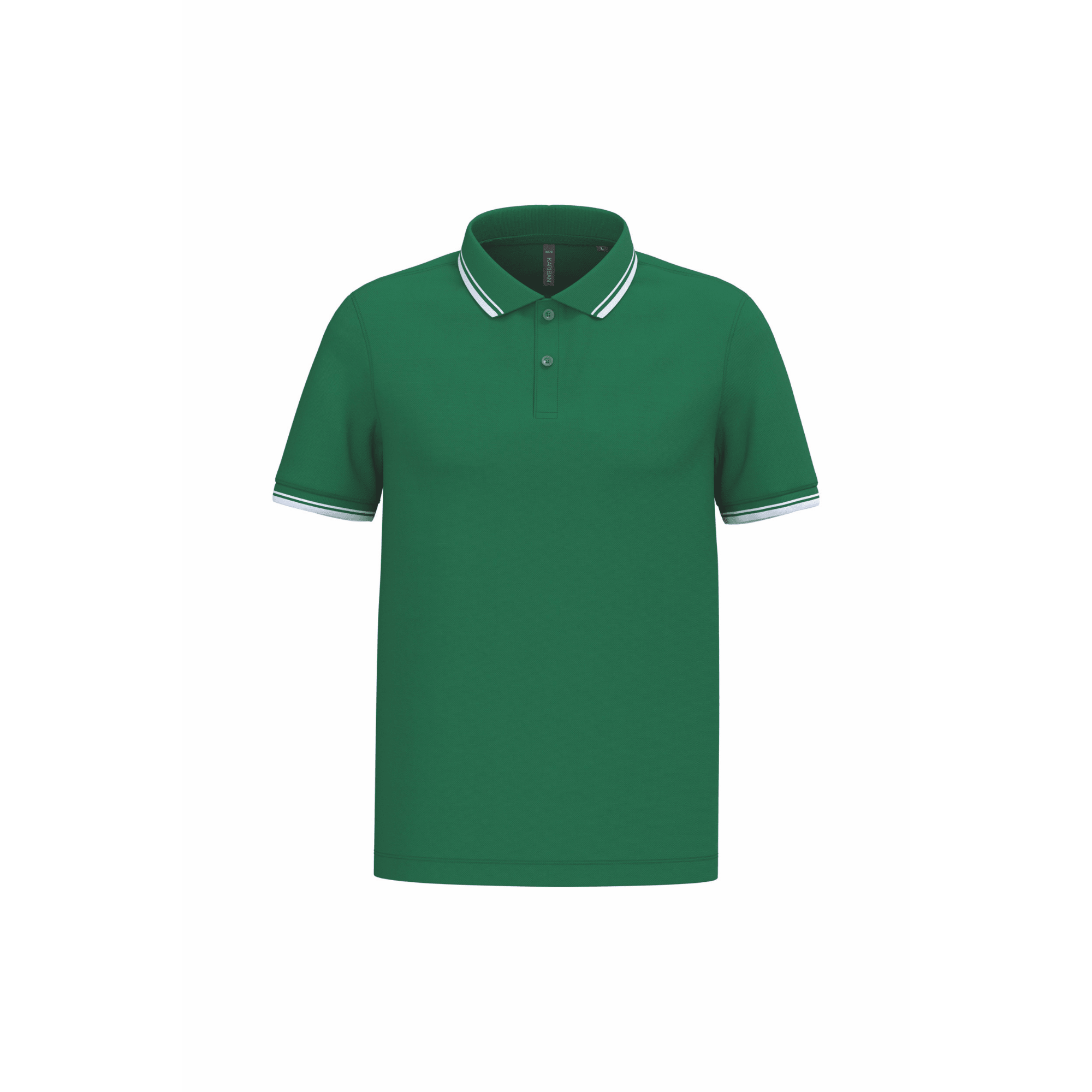Stripe Pro – Polo coton peigné à liserés contrastés - Vestima Pro