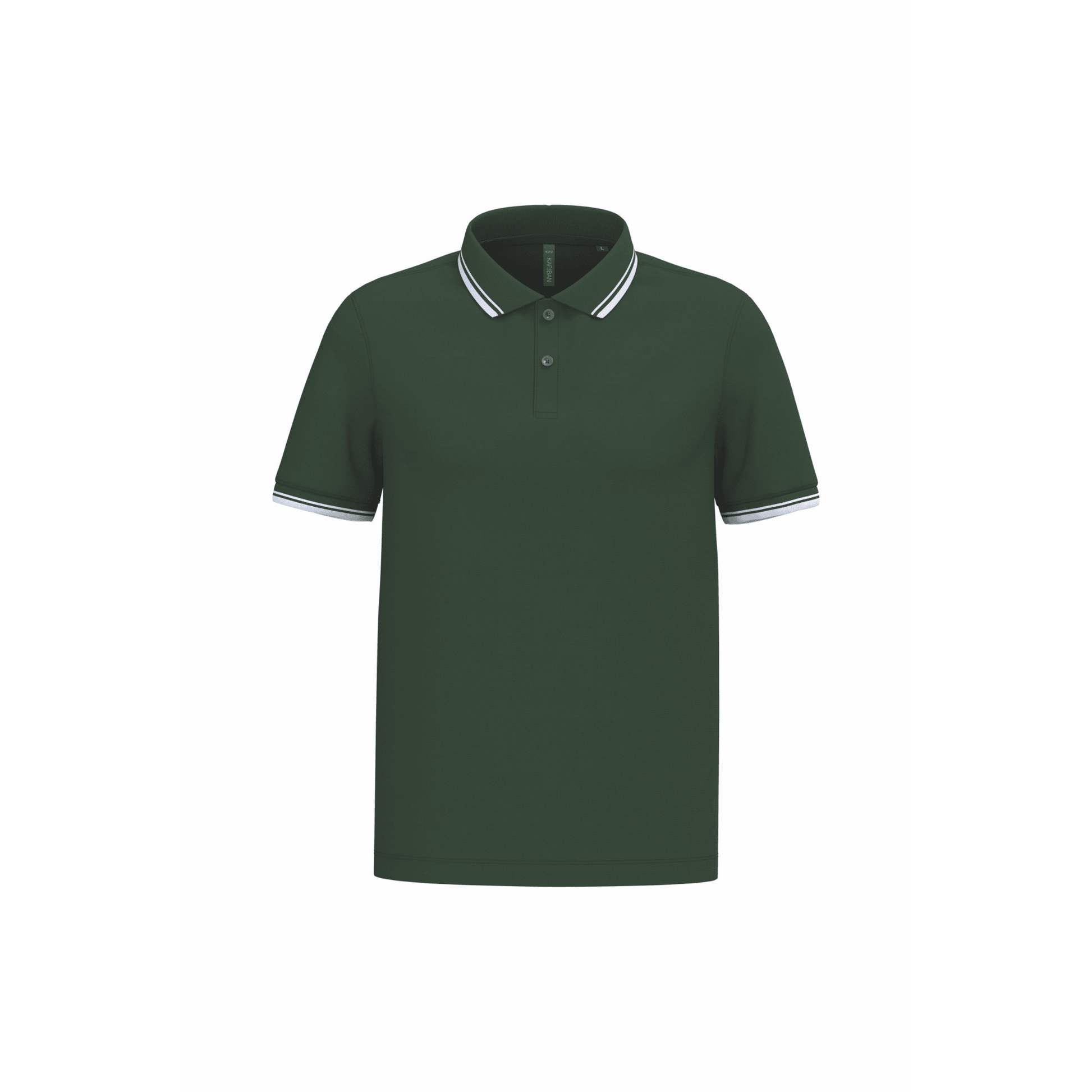 Stripe Pro – Polo coton peigné à liserés contrastés - Vestima Pro