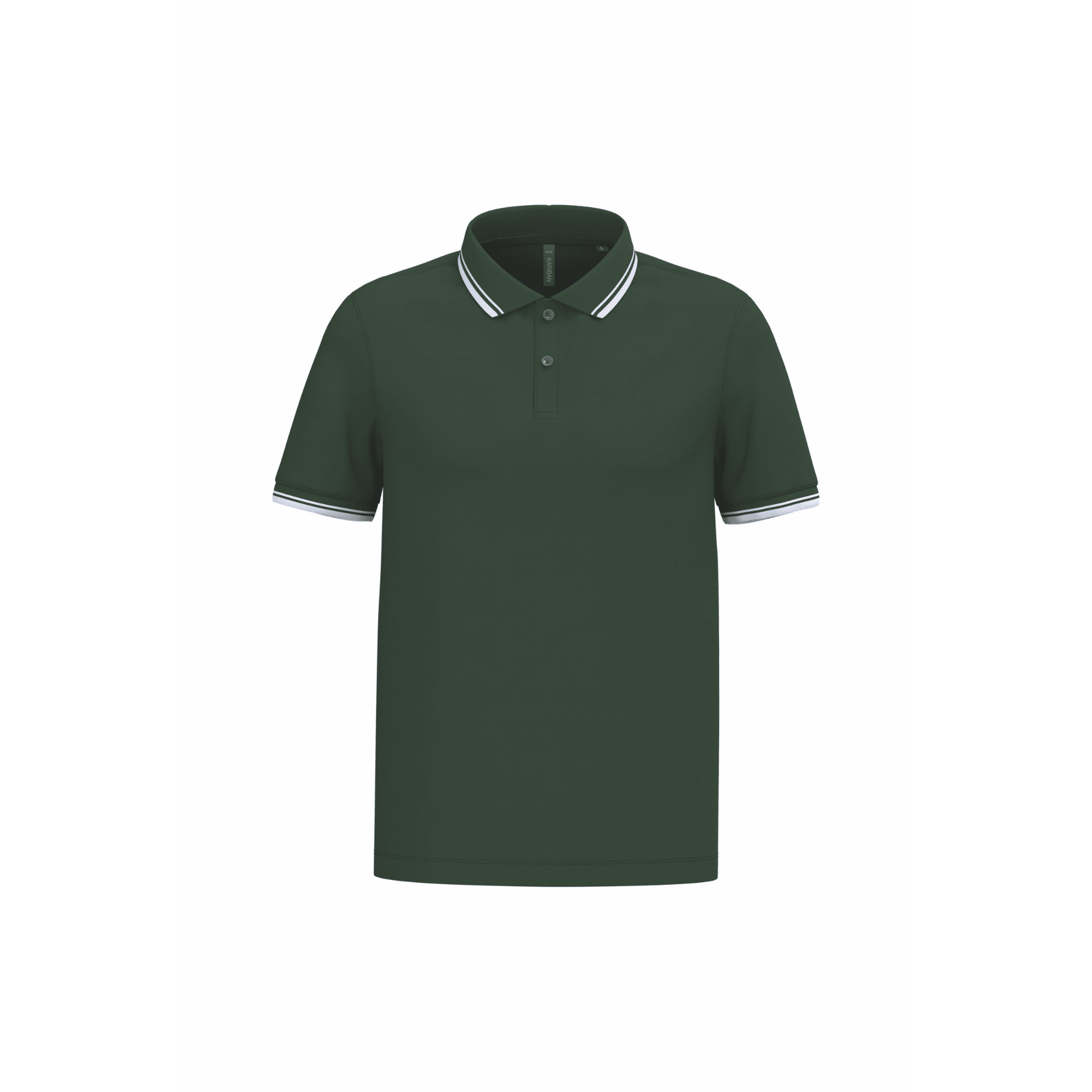 Stripe Pro – Polo coton peigné à liserés contrastés - Vestima Pro