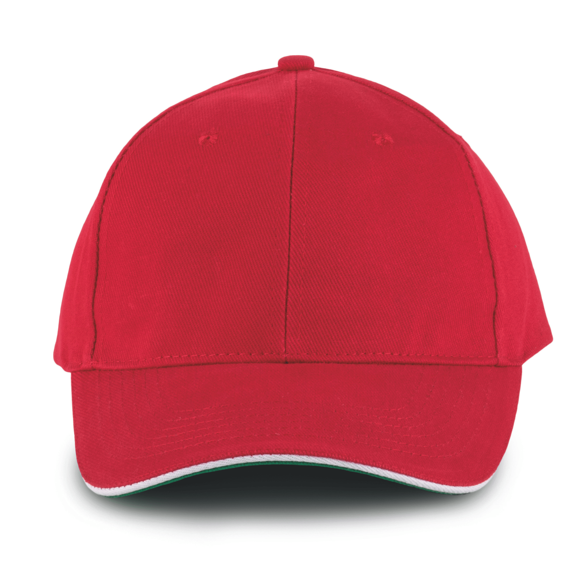 Crest Pro – Casquette coton sergé brossé 6 panneaux - Vestima Pro
