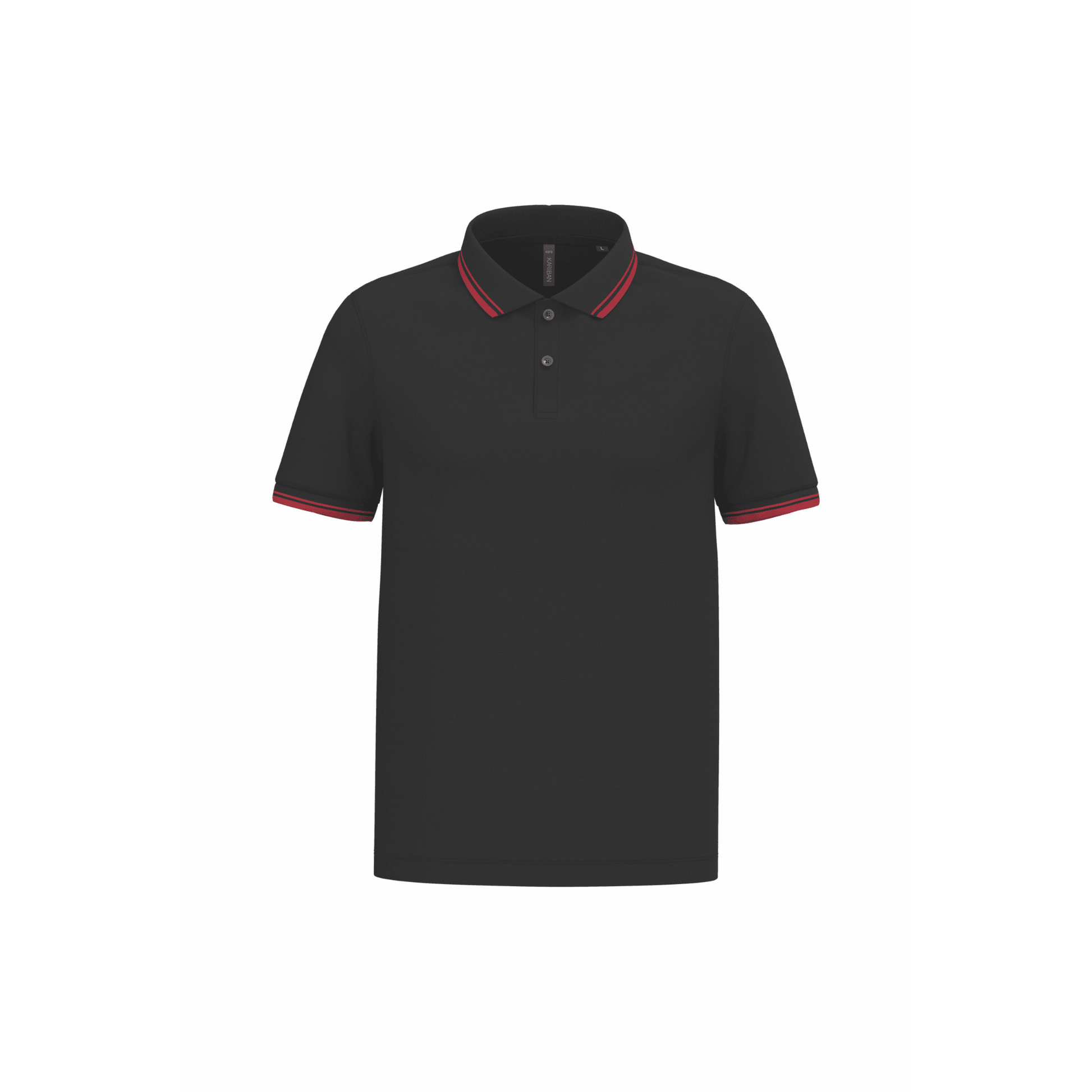 Stripe Pro – Polo coton peigné à liserés contrastés - Vestima Pro