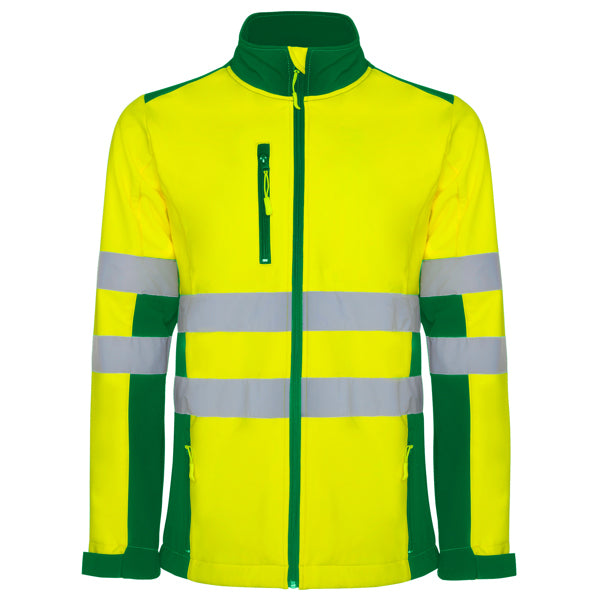 Antares HV Pro – Veste softshell bicolore haute visibilité