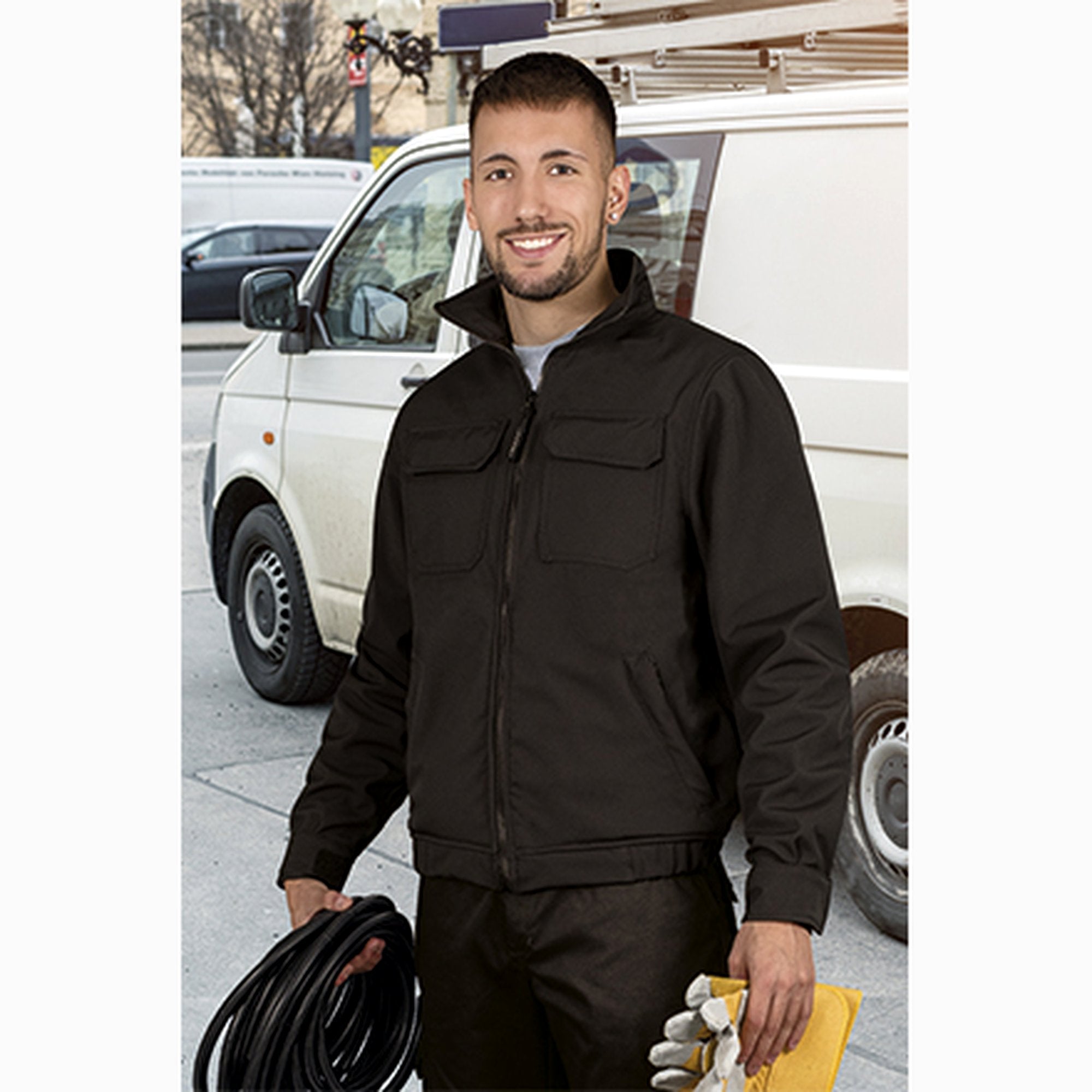 Avalon Pro – Veste softshell professionnelle multi-poches