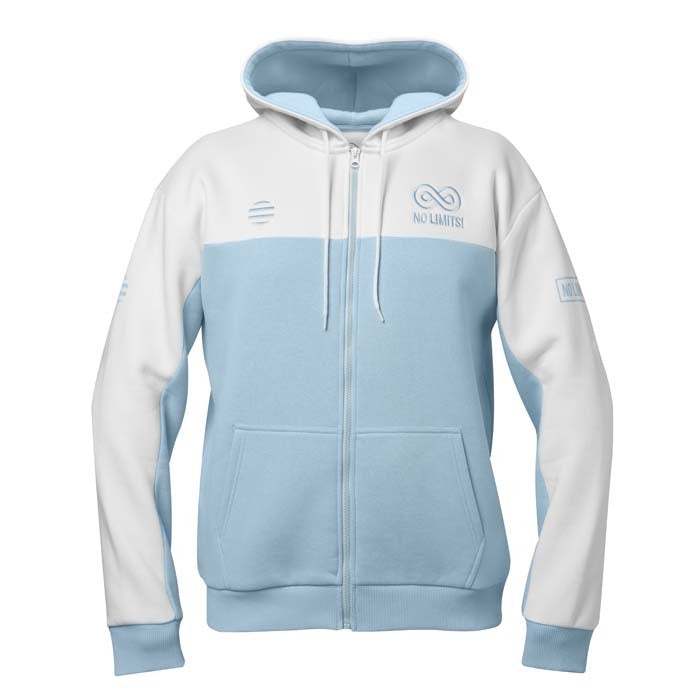 Urban Zip – Sweat zippé à capuche unisexe contrasté