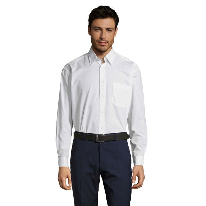 Baltimore Line – Chemise homme popeline manches longues - Vestima Pro