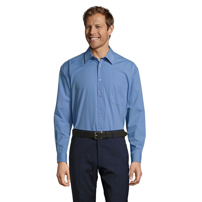 Baltimore Line – Chemise homme popeline manches longues - Vestima Pro