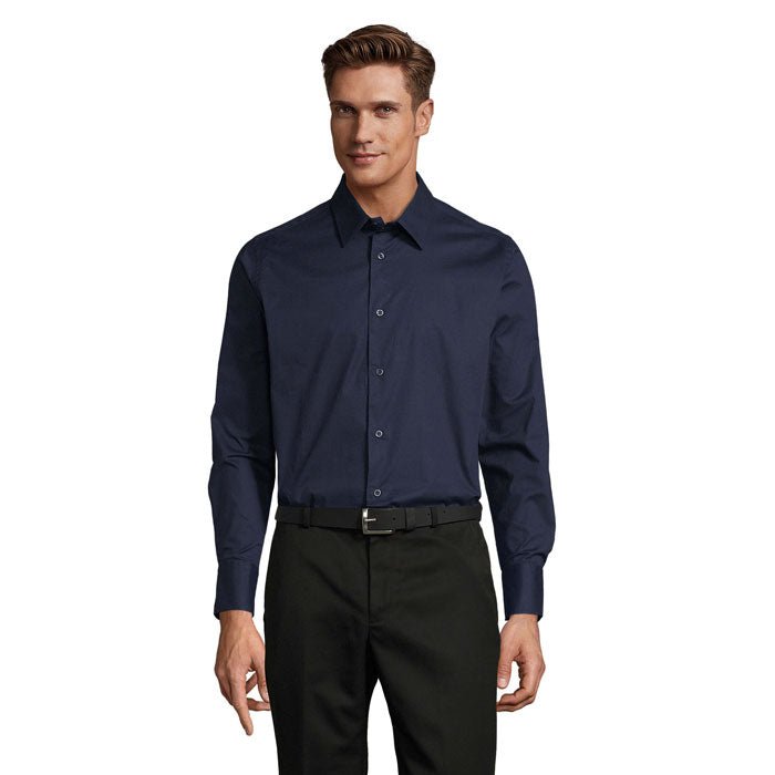 Brighton Pro – Chemise homme stretch manches longues - Vestima Pro