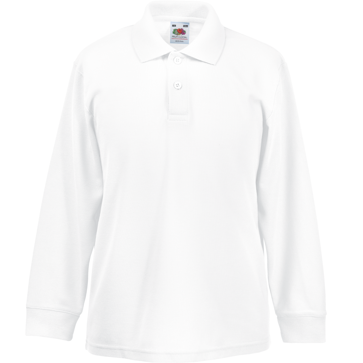 Campus Junior – Polo enfant manches longues Fruit of the Loom – SC63201