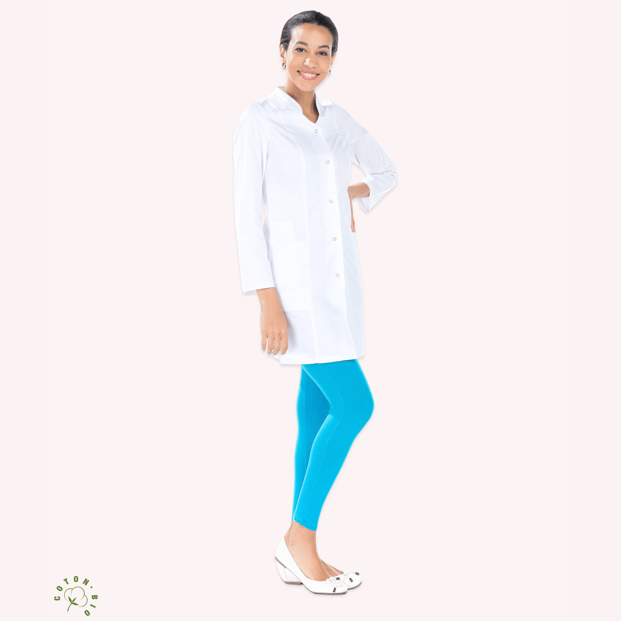 Camille Care Eco Femme – Blouse médicale coton bio - Vestima Pro