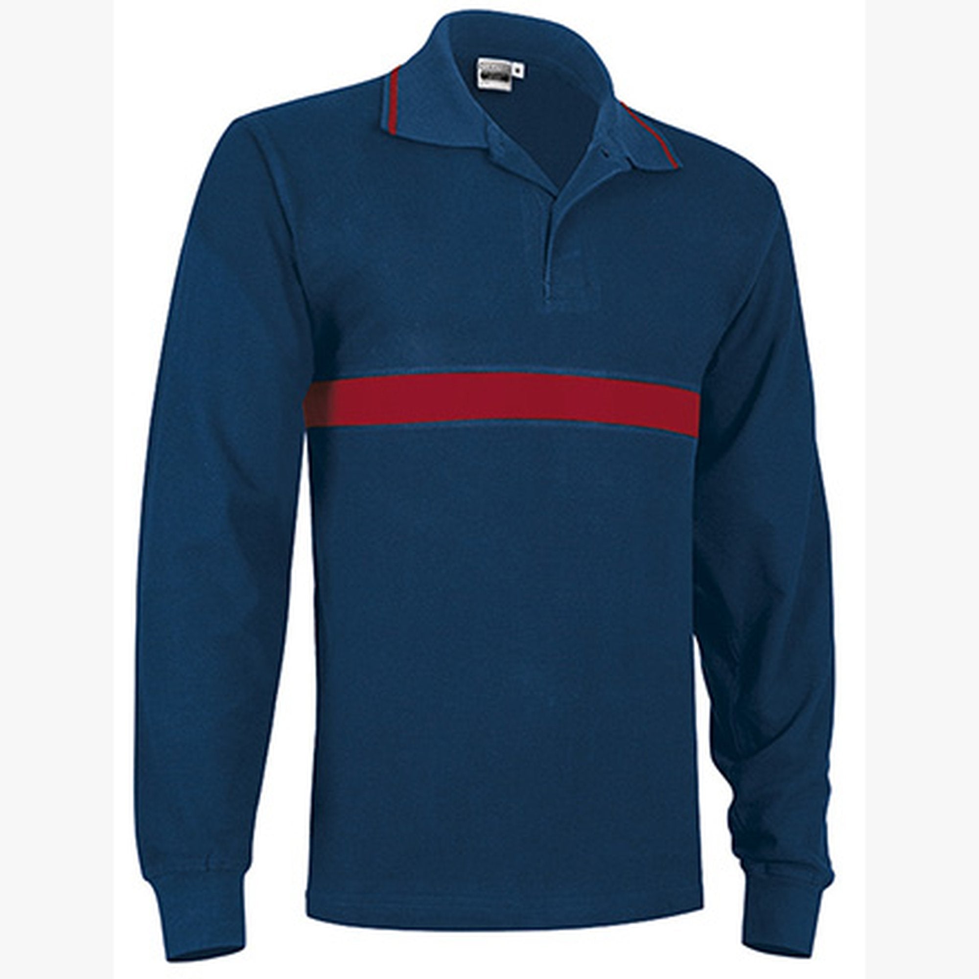 Service Line – Polo de travail manches longues bicolore