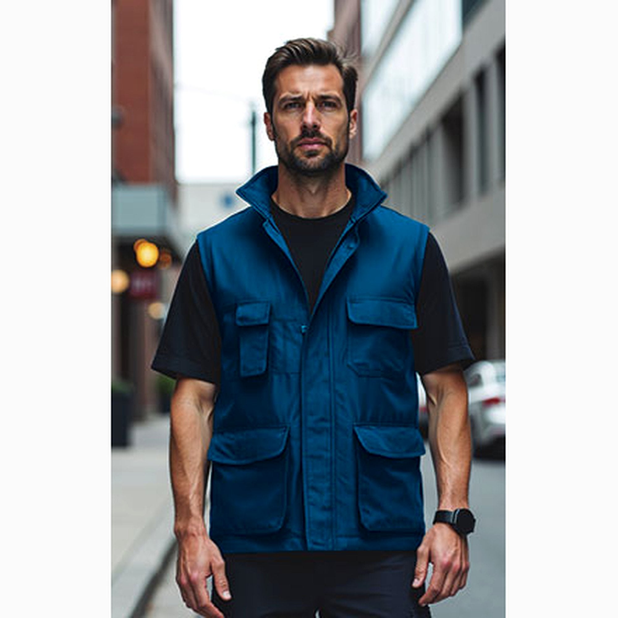 Printer Pro – Gilet bodywarmer professionnel multi-poches