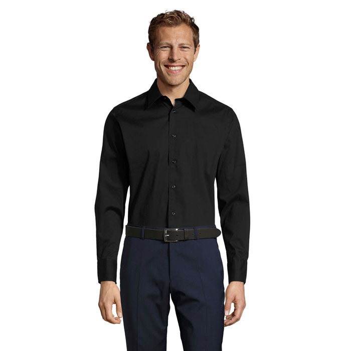 Brighton Pro – Chemise homme stretch manches longues