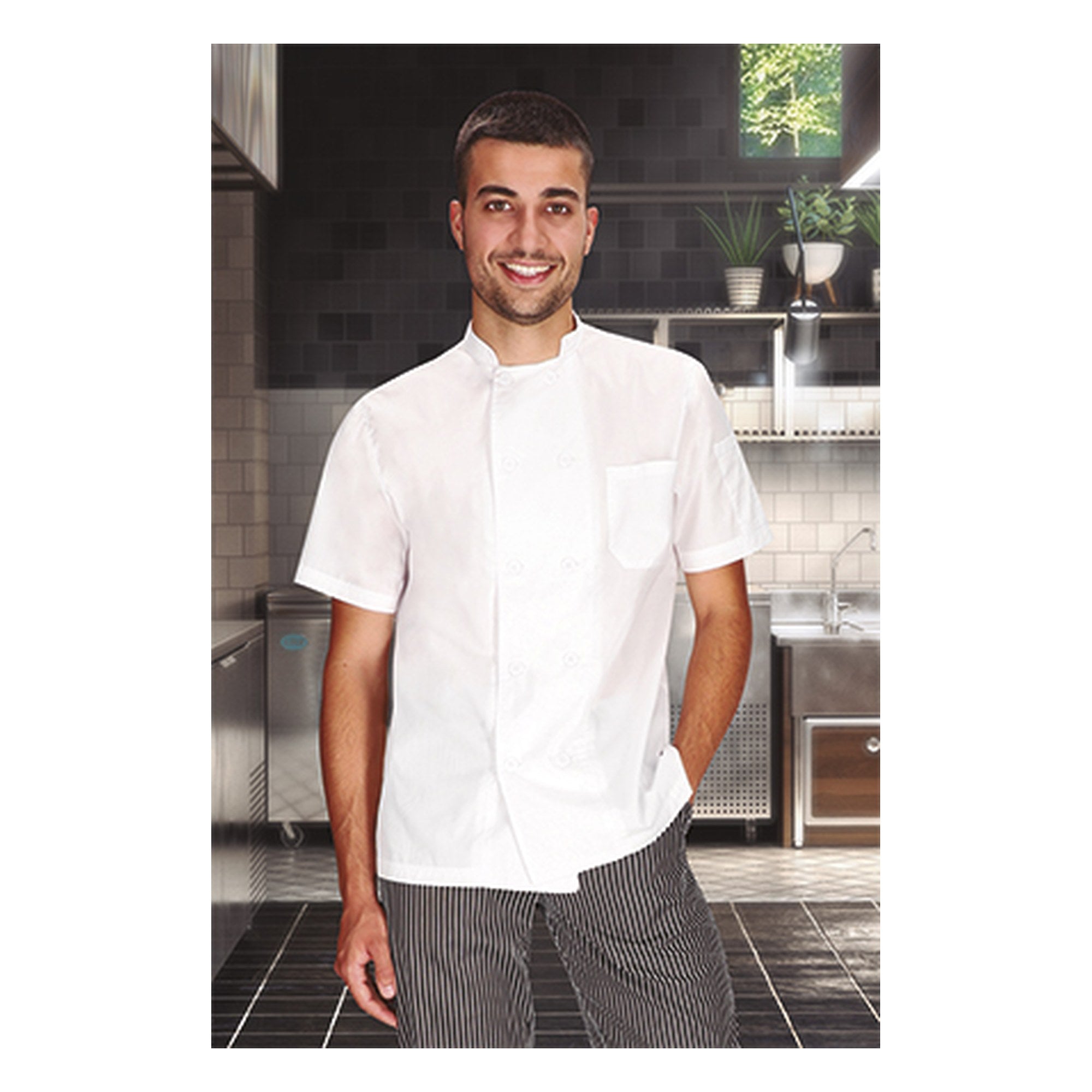 Cayenne Chef – Veste de chef manches courtes