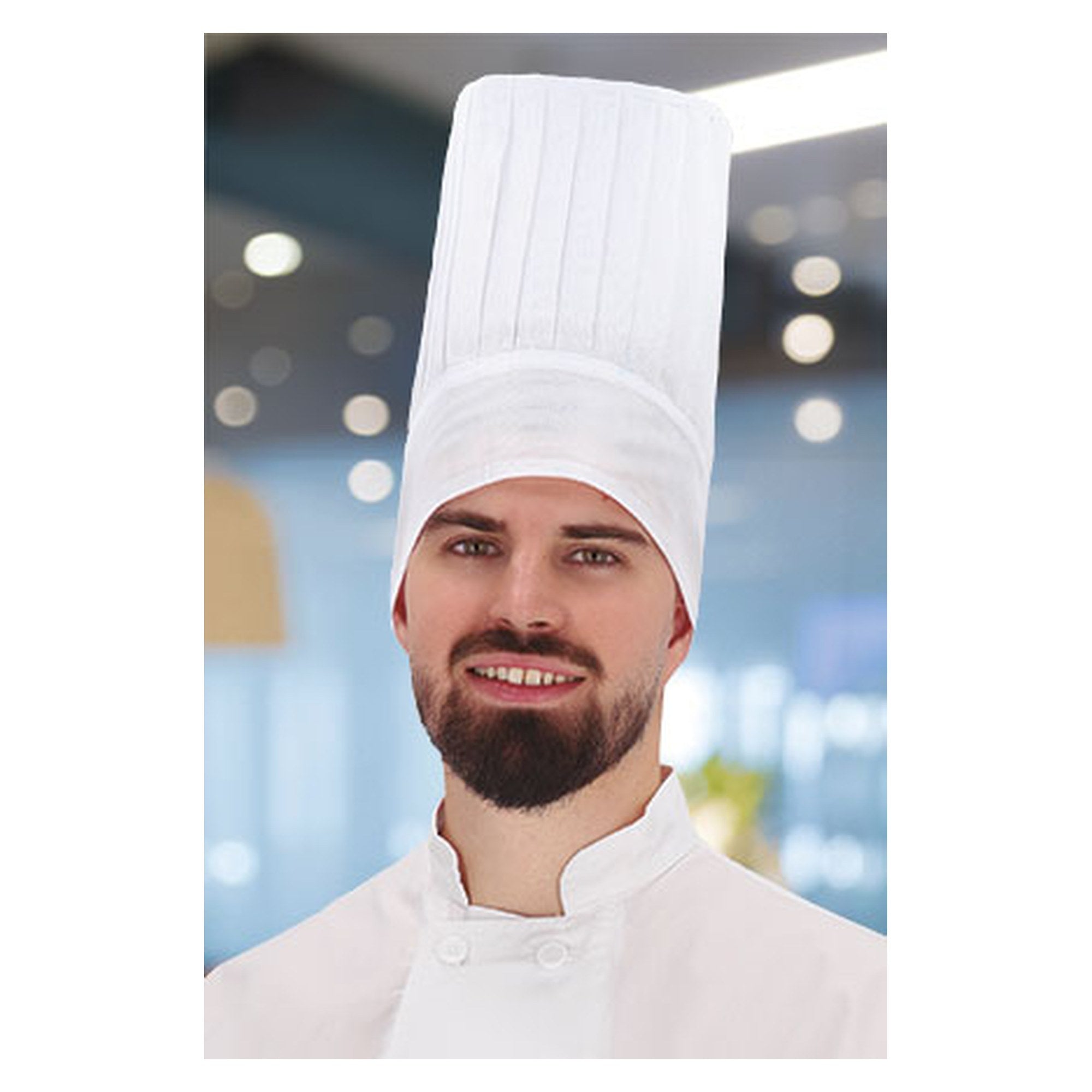 Faisan Chef – Toque de cuisine professionnelle en maille