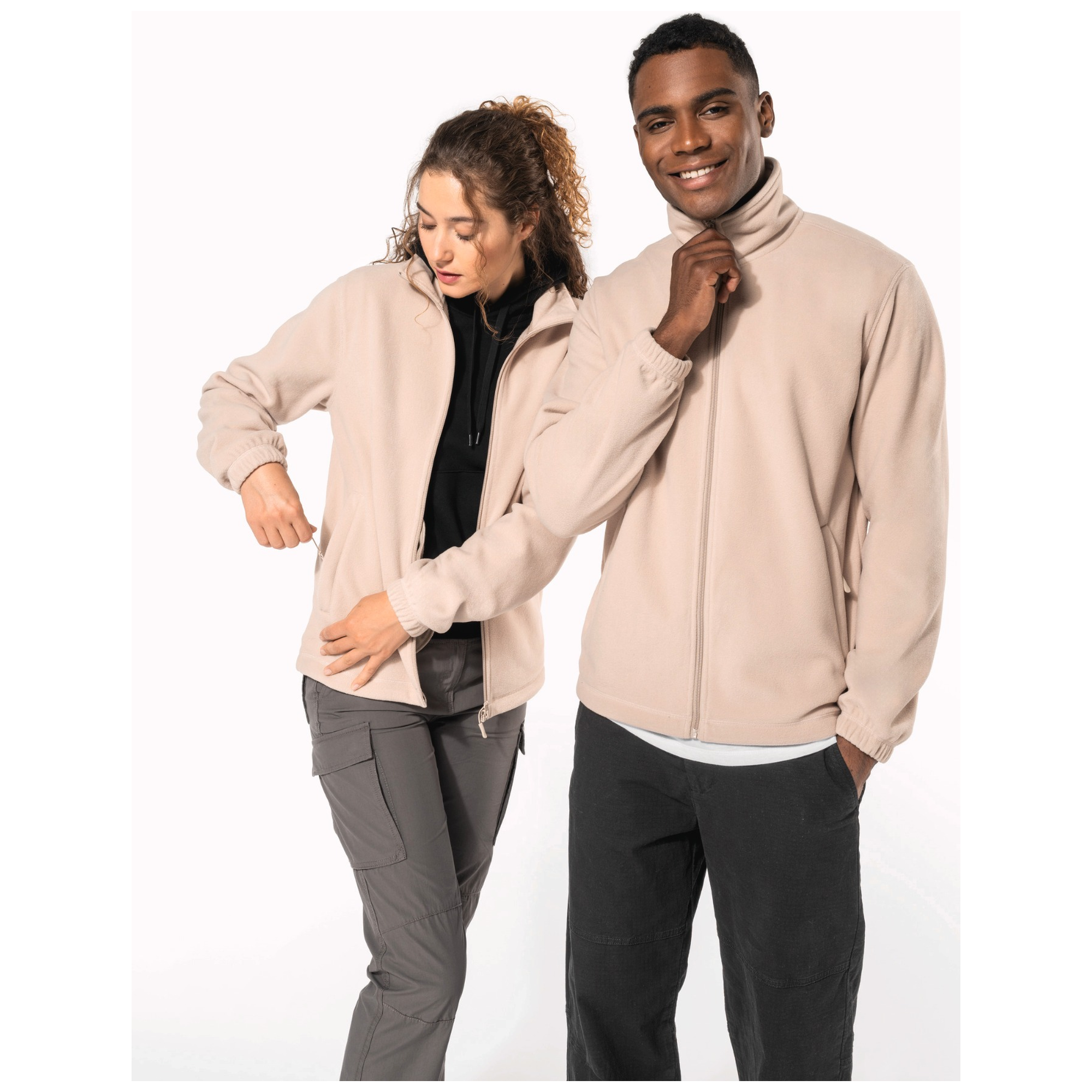 Kariban Pro – Veste polaire ajustable à poignets élastiqués