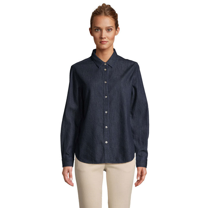 Bennett Line Femme – Chemise en denim femme manches longues
