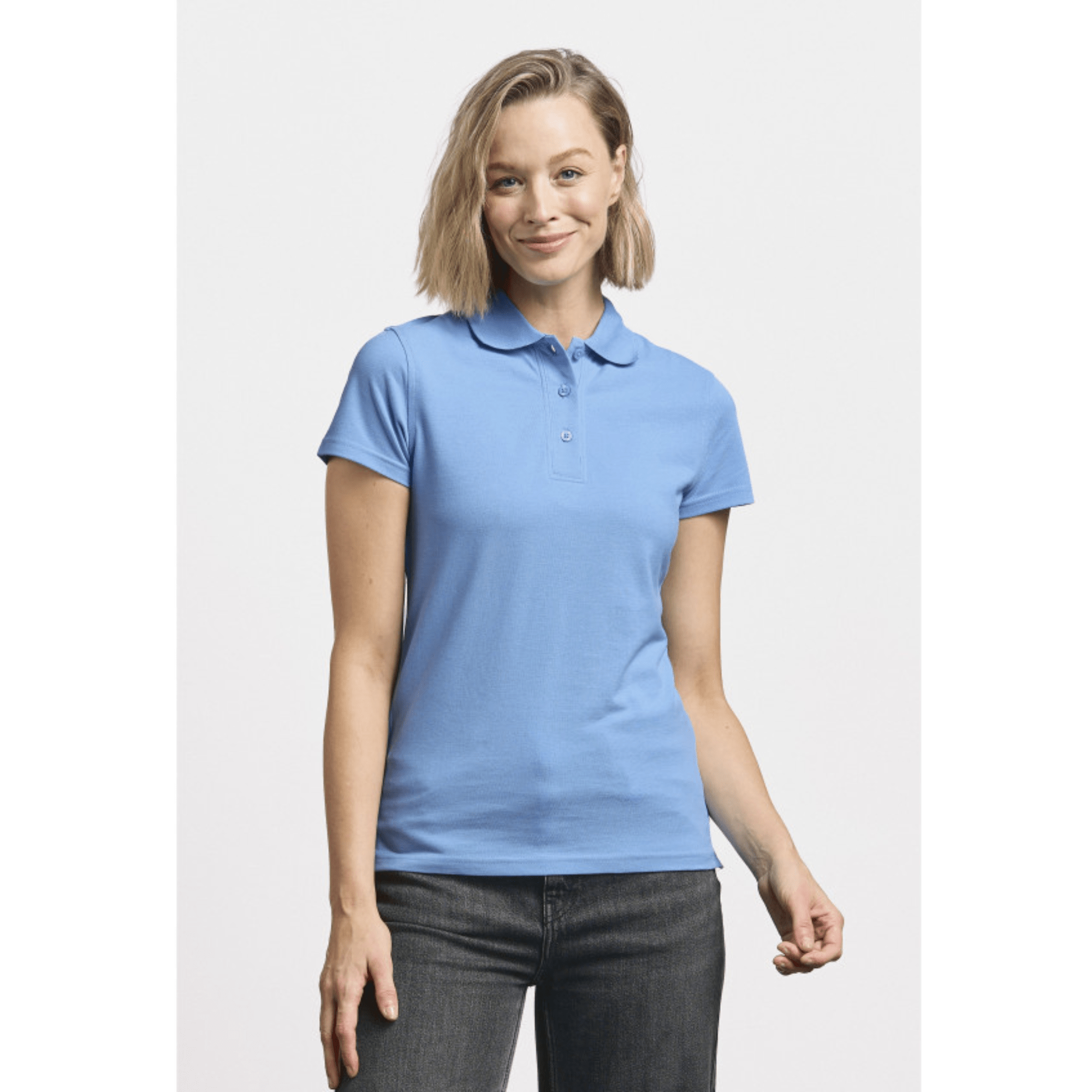 Modern Pro Femme – Polo piqué 100 % coton femme coupe moderne - Vestima Pro