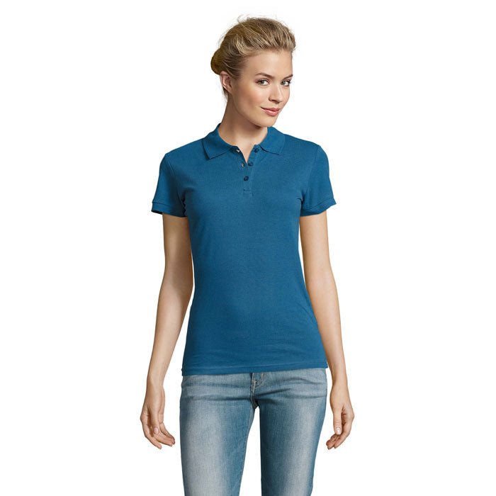 Clara Pro Femme – Polo coton peigné coupe cintrée - Vestima Pro