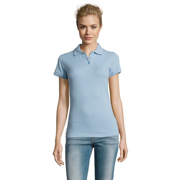 Clara Pro Femme – Polo coton peigné coupe cintrée - Vestima Pro