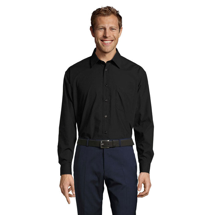 Baltimore Line – Chemise homme popeline manches longues