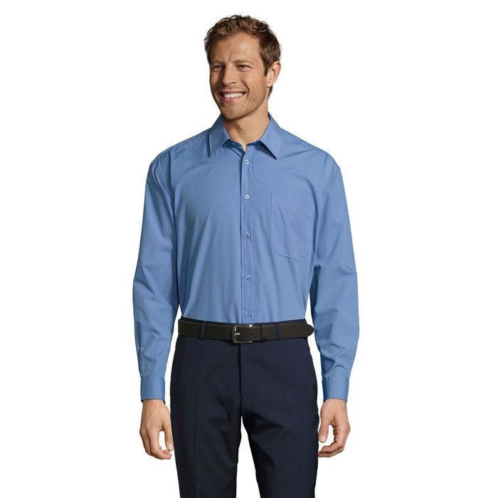 Baltimore Line – Chemise homme popeline manches longues
