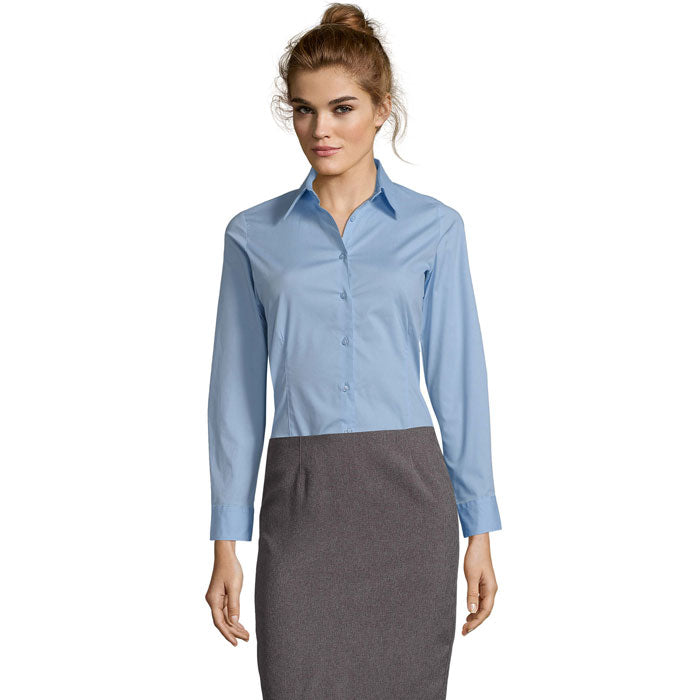 Eden Line Femme – Chemise femme stretch manches longues