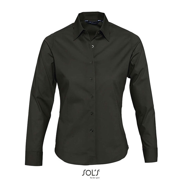 Eden Line Femme – Chemise femme stretch manches longues